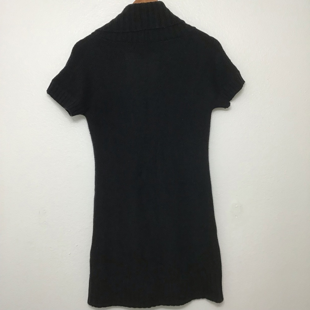 LOVE CHANGE Women’s Black Knitted Short Slv Dress - Picture 4 of 7